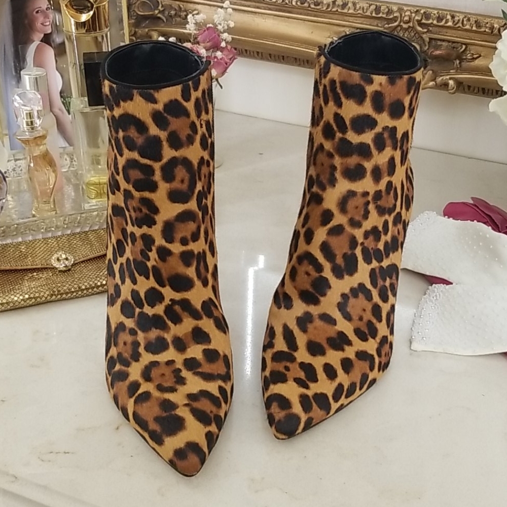 Leopard booties